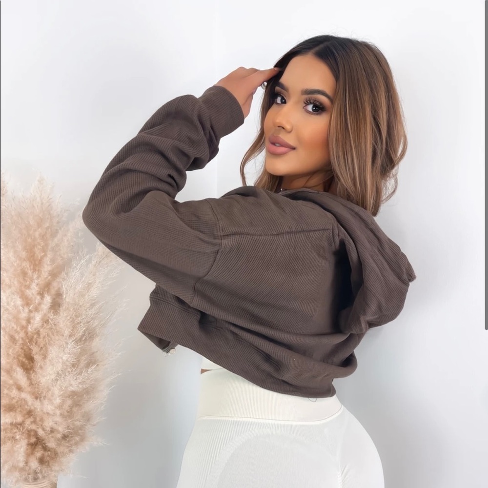 Thermal cropped jacket
